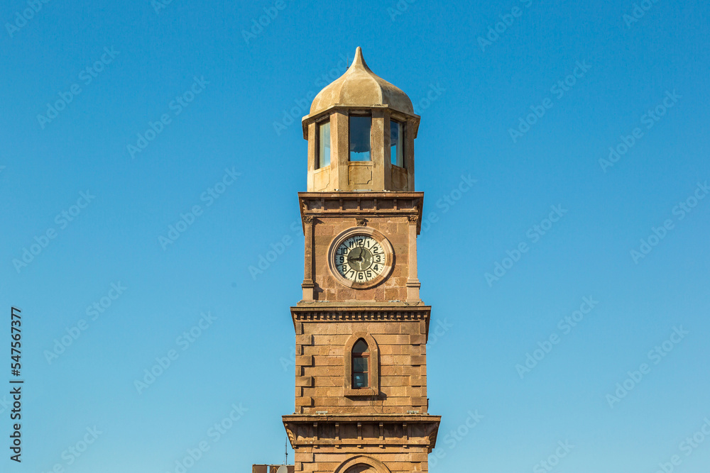Historical Clock Tower in Canakkale