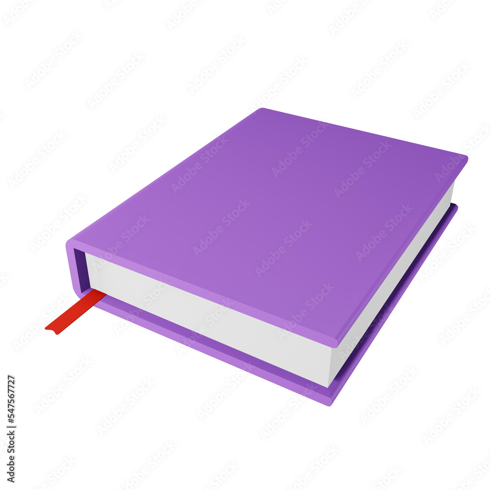 blue book isolated on white