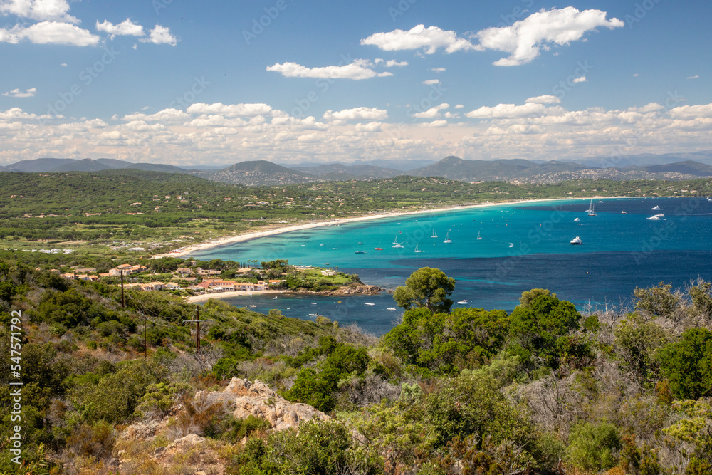 La baie de Pampelonne à Ramatuelle vue aérienne Stock Photo Adobe Stock