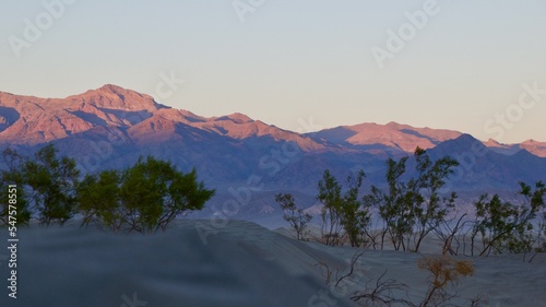 sunset in the mountains