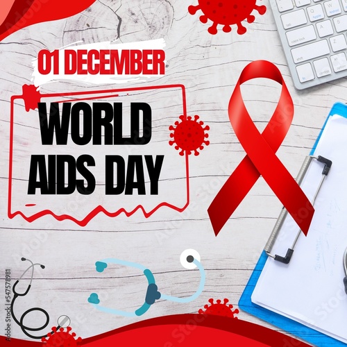 World aids day instagram template