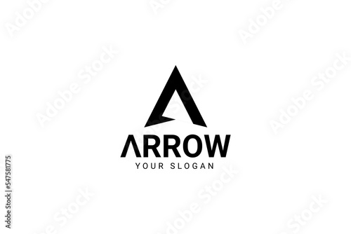 Initial Letter A Arrow With Arrowhead For Archer Archery Outdoor Apparel Gear Hunter Logo Design