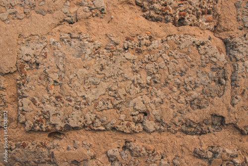 texture of an old cement block wall