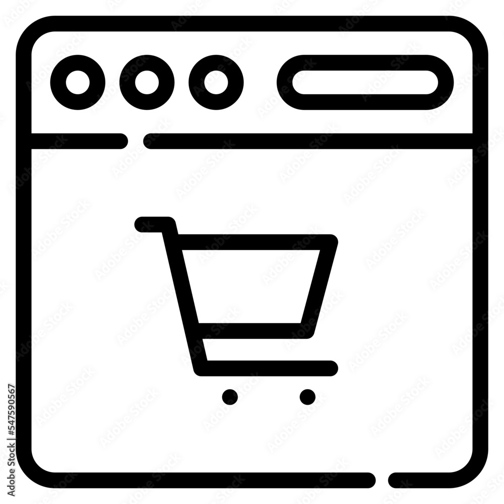 Online Shop Icon Online Shop Icon