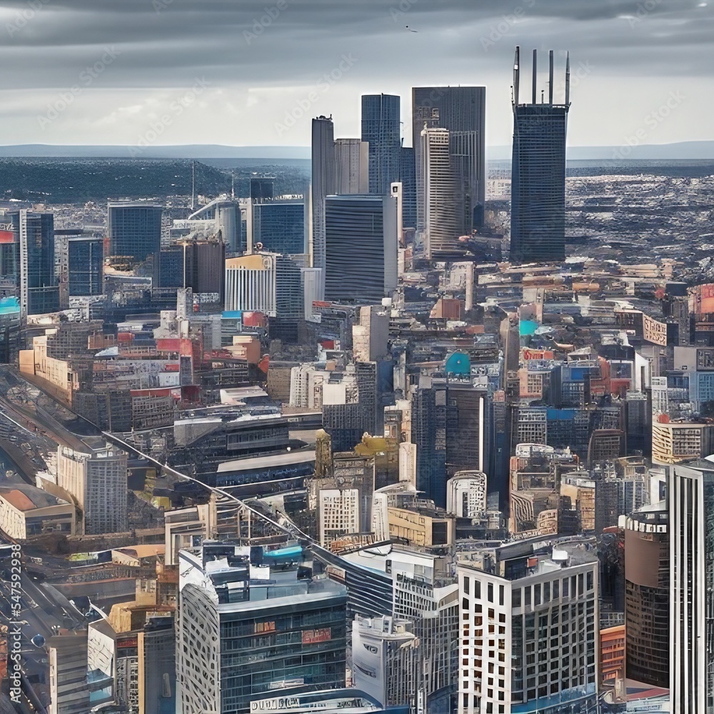 Obraz premium skyscrapers city