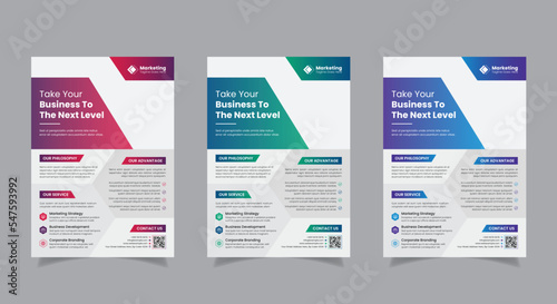 Corporate Business Flyer Template Design