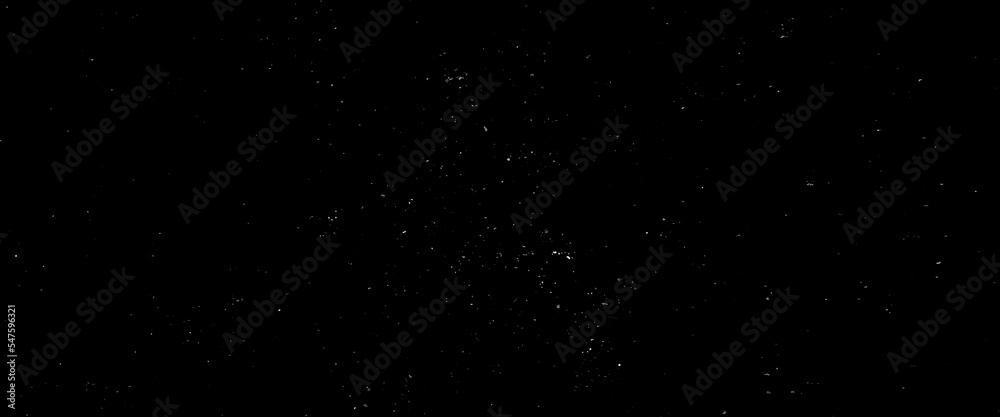 Abstract glitter background, snow imitation in silver, on black, white scratches isolated on a black background. template for design. Abstract glitter background, snow imitation in silver, on black, white scratches isolated on a black background. template for design.