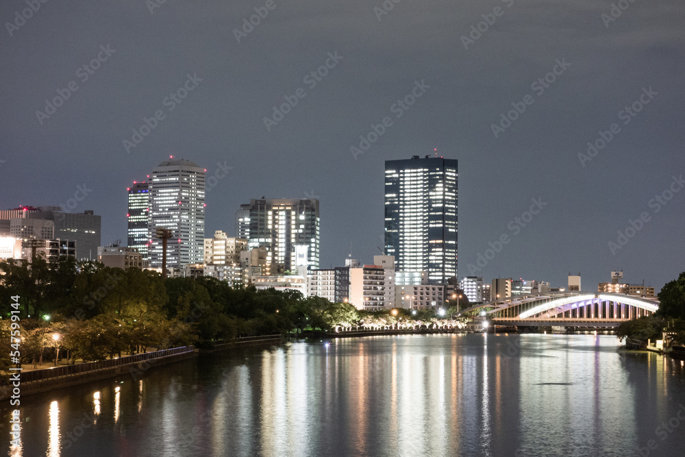 大阪桜ノ宮の夜景