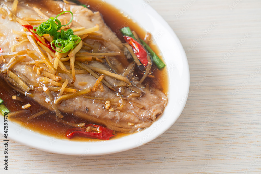 Steamed Fish with Soy Sauce Steamed Fish with Soy Sauce