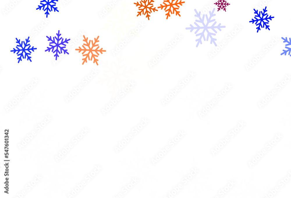 Light Purple vector background with xmas snowflakes, stars. Light Purple vector background with xmas snowflakes, stars.