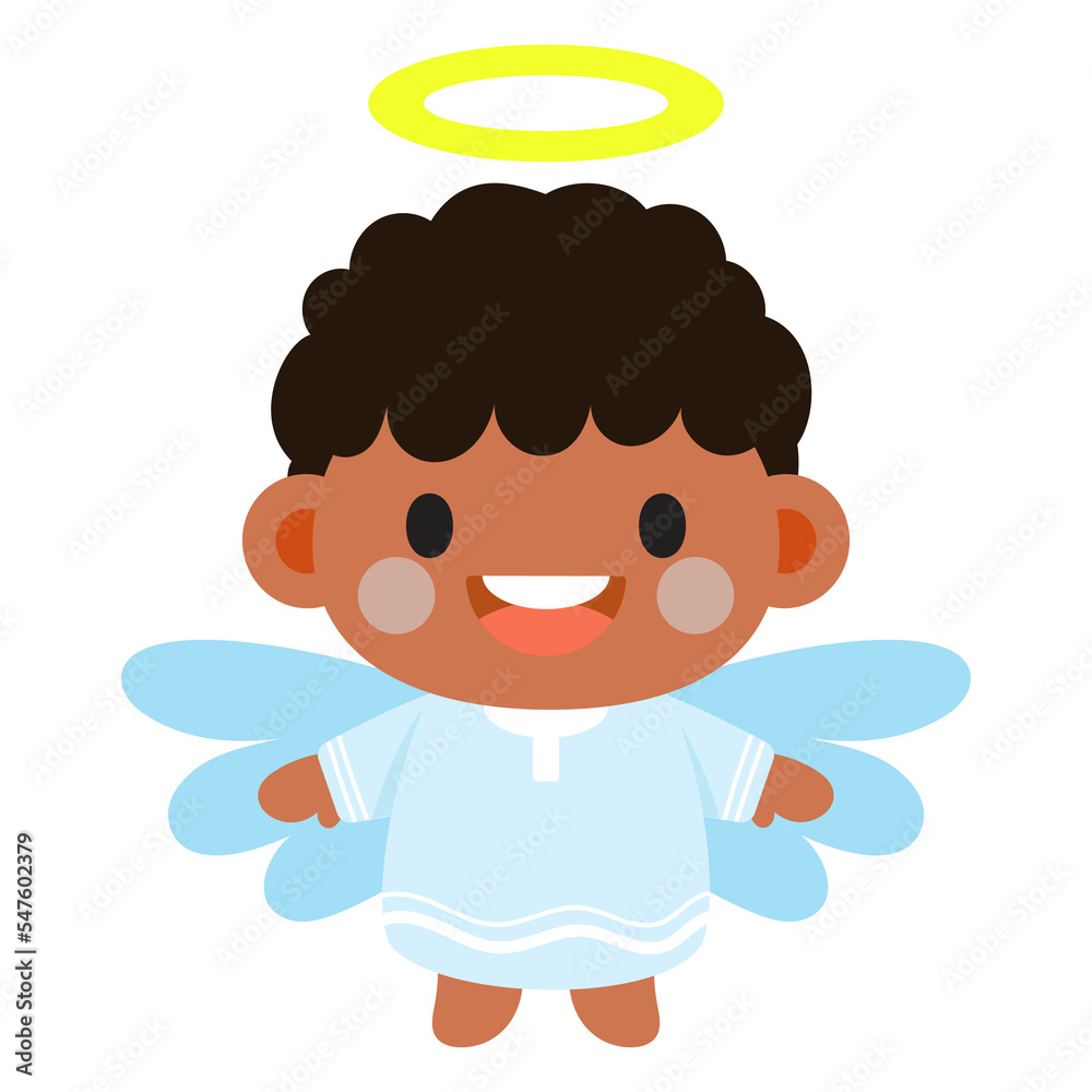 Kids Angel Flat Clipart