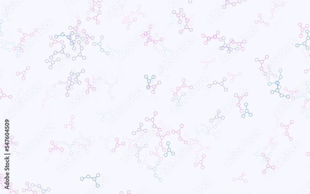 Light Pink, Blue vector template with artificial intelligence structure. Light Pink, Blue vector template with artificial intelligence structure.