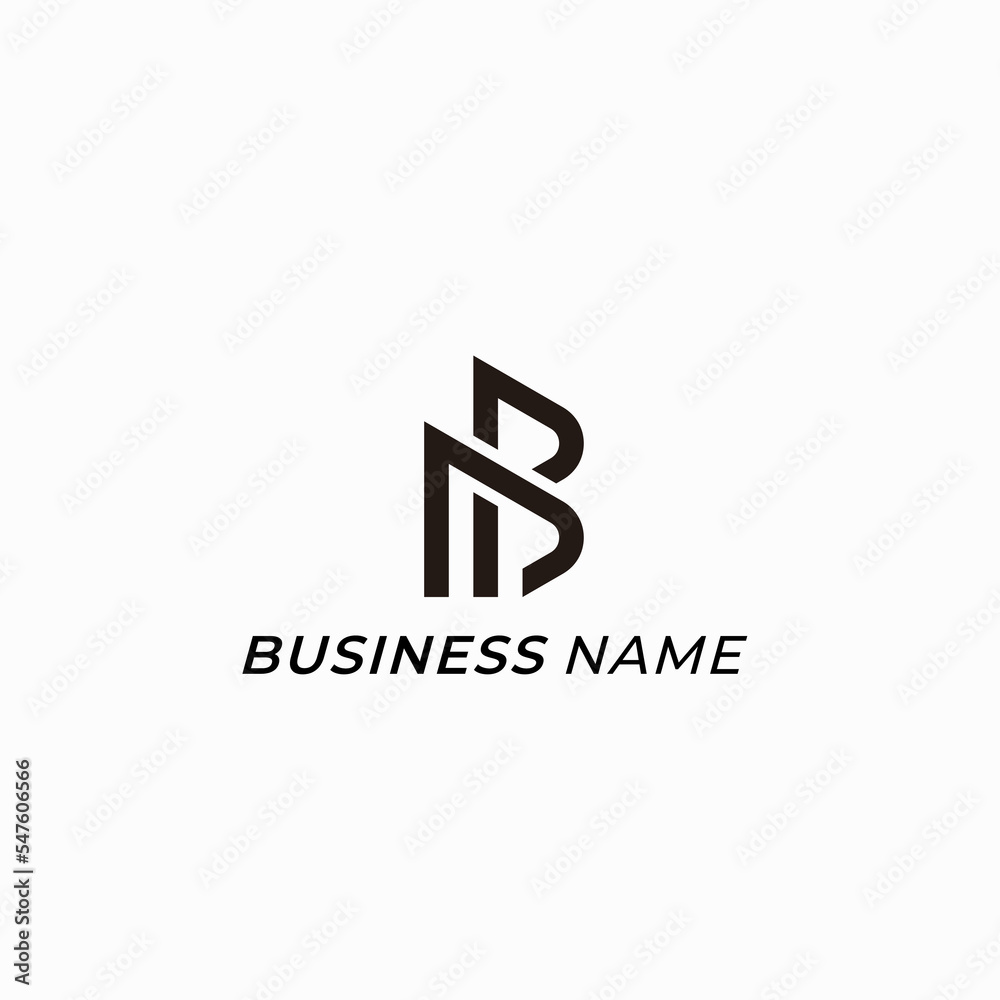 design logo creative letter B and letter M design logo creative letter B and letter M