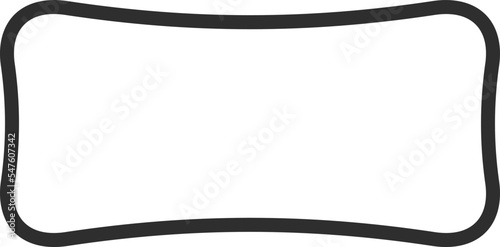 Retro frame or Price tag for promotion sale offer or decoration, vintage label or emblem for discount message. Empty emblem or simple tag icon template.