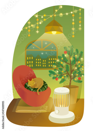 クリスマスの部屋