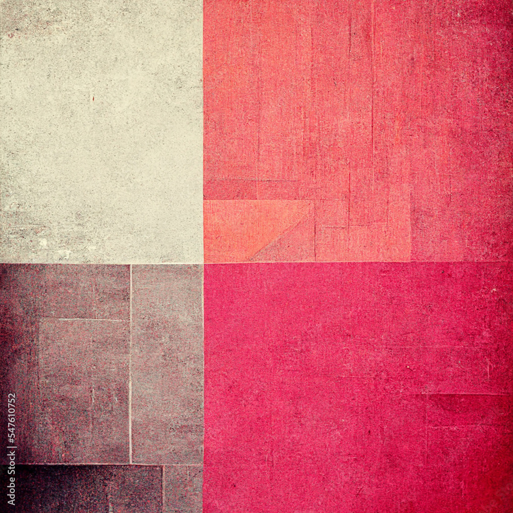Fototapeta premium Abstract contemporary modern watercolor art. Minimalist pink and grey shades illustration.