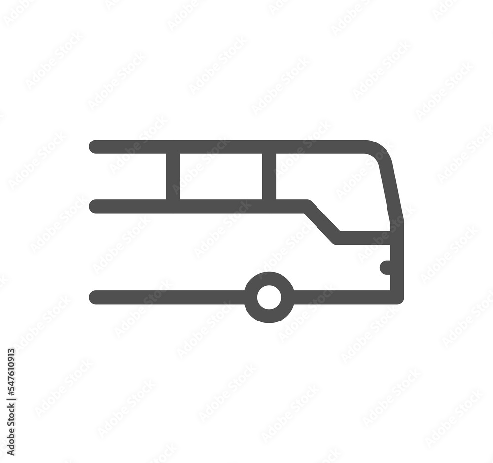 Public transport icon outline and linear symbol.
Public transport icon outline and linear symbol.