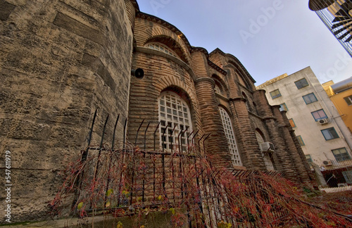 Bodrum Messiah Pasha Mosque or formerly Mirelayon Church is a religious building from the Eastern Roman period near Laleli in Istanbul. photo