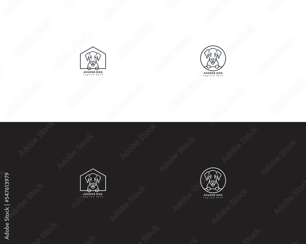 Afador dog breed logo design template, pet love logo design suitable for pet shop, store, cafe, business, hotel, veterinary clinic, Domestic animal vector illustration logotype, sign or symbol. Afador dog breed logo design template, pet love logo design suitable for pet shop, store, cafe, business, hotel, veterinary clinic, Domestic animal vector illustration logotype, sign or symbol.
