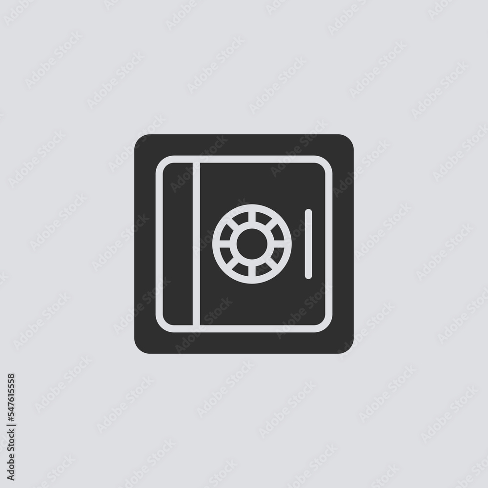 Safety box vector icon sign symbol