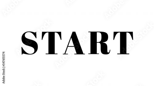 START　スタート　ブリッジ素材　アニメーション