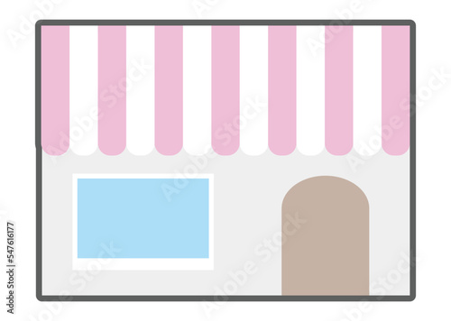 販売店のイラスト