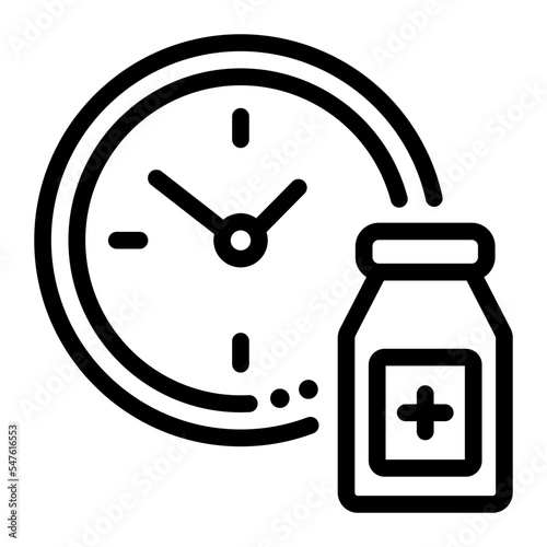 routine drug medicine icon illustration