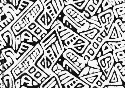 Contemporary printable seamless pattern abstract line, shapes creative hand drawn Trendy minimalist monochrome zone
wavy stripe positive or negative design for shoe wear, shirt, rug. Black white color