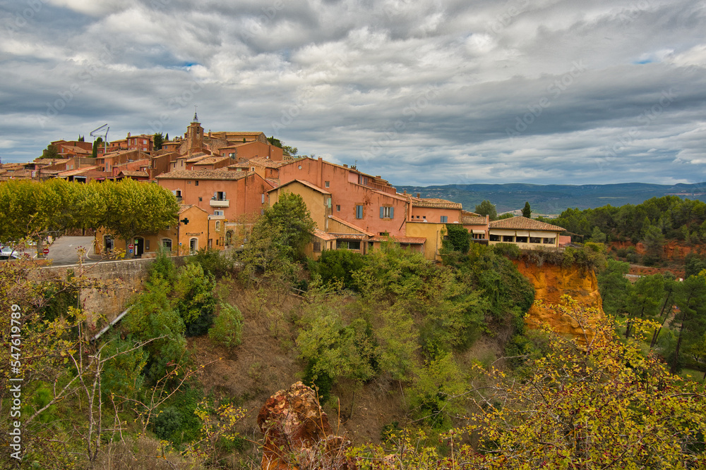 Ockerdorf Roussillon in der Provence