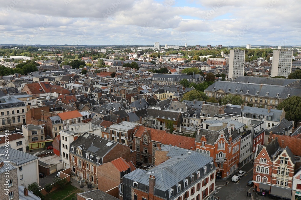 Vue d'ensemble, ville de Arras, département du Pas de Calais, France