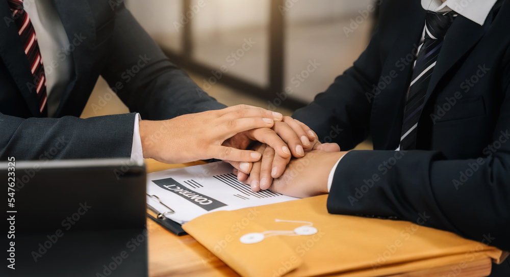 Lawyer and businessman or judge Consult with clients, legal and legal services. Lawyer and businessman or judge Consult with clients, legal and legal services.