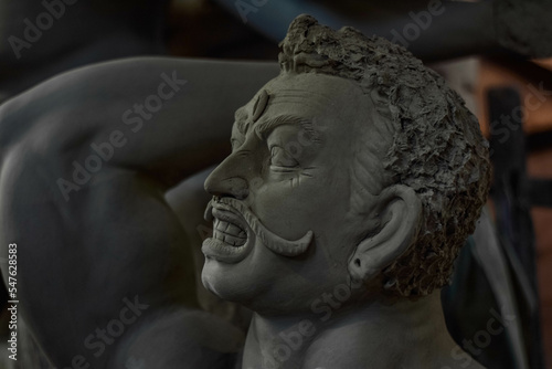 Clay idol of Asura, the demon