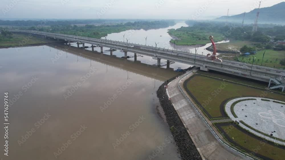 New Kretek bridge is a Landmark of Depok Beach, Depok Beach is a beach tourism object located in Kretek District, Bantul. Jalur Jalan Lintas Selatan Landmark
New Kretek bridge is a Landmark of Depok Beach, Depok Beach is a beach tourism object located in Kretek District, Bantul. Jalur Jalan Lintas Selatan Landmark
