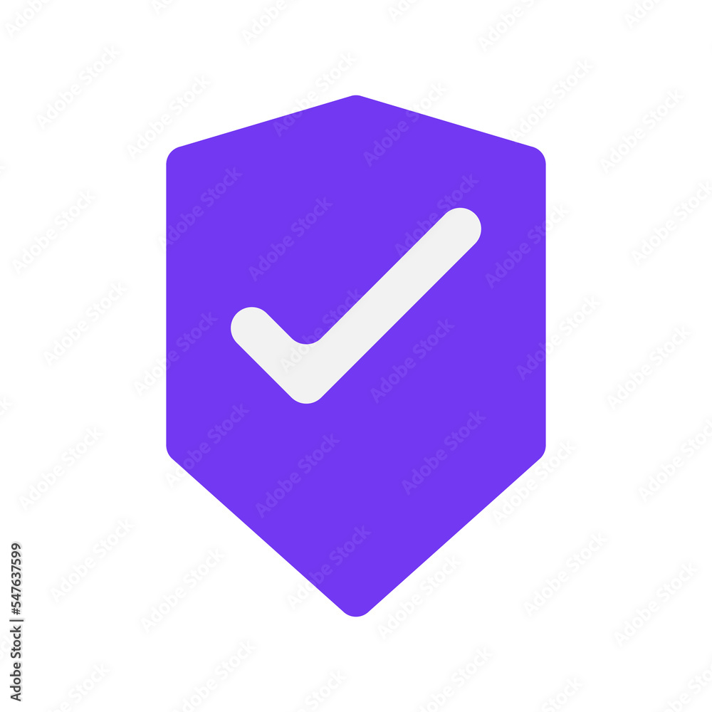 Shield with checkmark protection security symbol. Vector illustration. EPS 10. Shield with checkmark protection security symbol. Vector illustration. EPS 10.