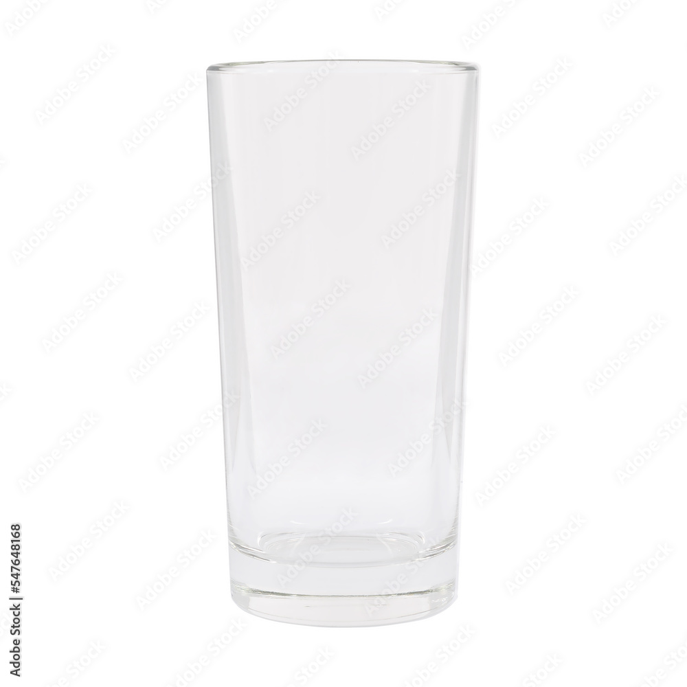 Empty glass isolated on white background. Glass cup Empty glass isolated on white background. Glass cup