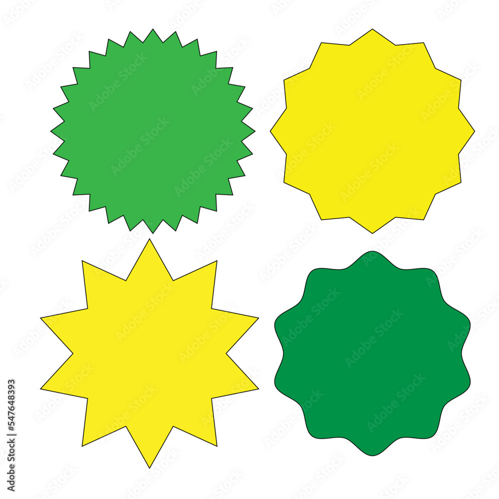 Set of multicolor blank labels various shape isolated on whiteVector illustration
Set of multicolor blank labels various shape isolated on whiteVector illustration
