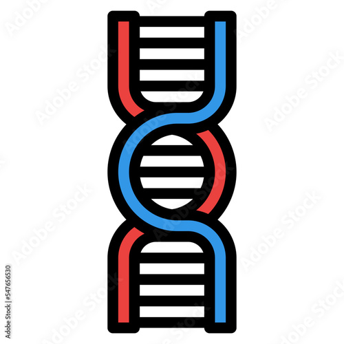 dna structure genetical biology science icon