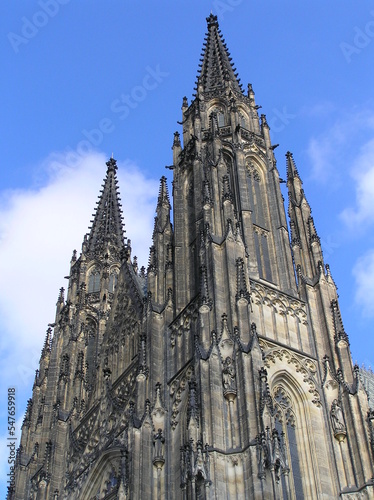 Saint cathedral in Czech city