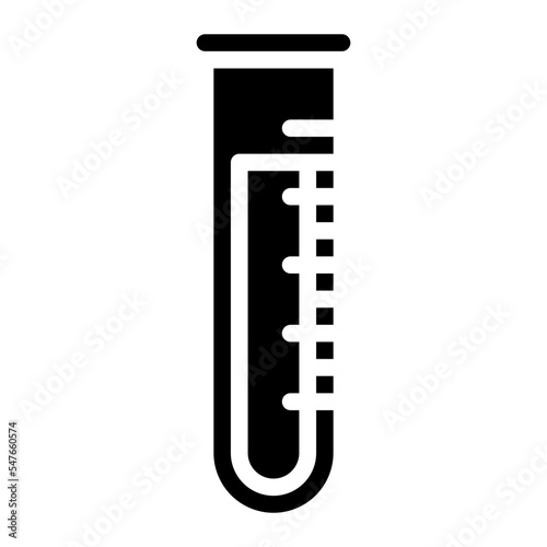 test tube lab science tool icon