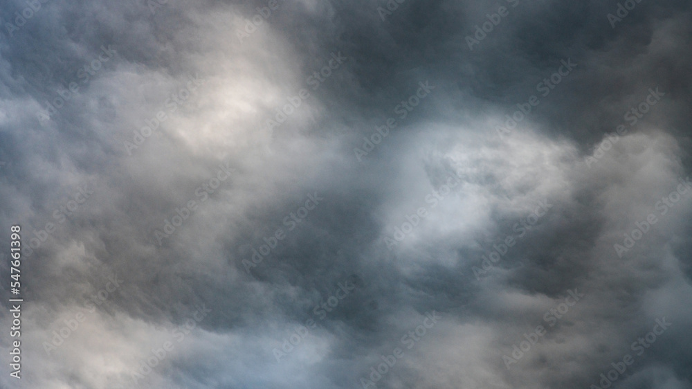 Texture of bright blue dramatic cloudy sky. Texture of bright blue dramatic cloudy sky.