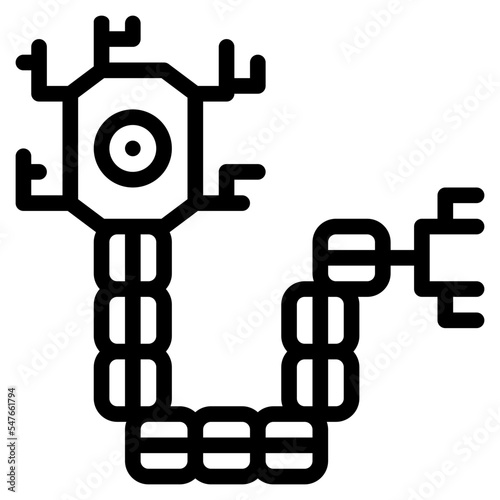 nerve human cell science icon