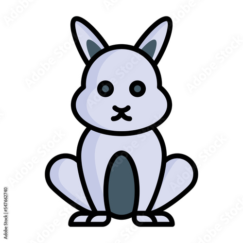 Squirrel, animal, life icon in modern style for website mobile logo app UI design. simple vector icon. 