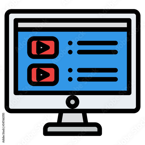 music playlist video music computer icon