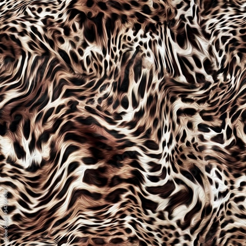 Seamless leopard pattern  abstract leopard texture.