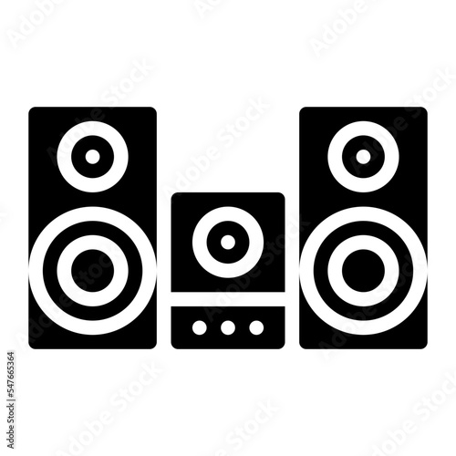 speaker music sound electronic icon