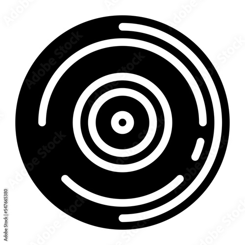 vinyl phonograph record music icon