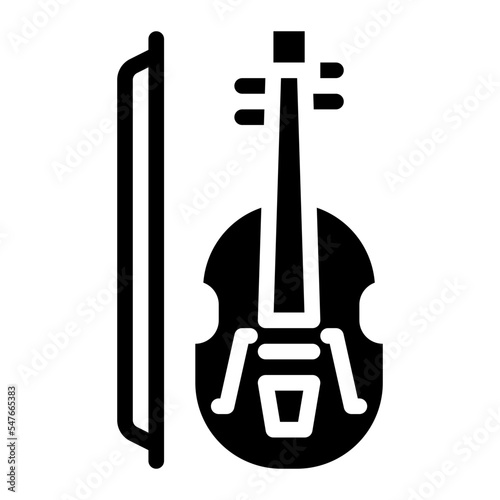 violin music sound orchestra icon