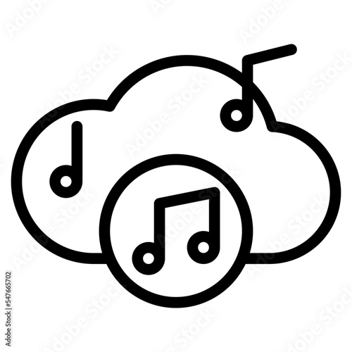 music cloud upload song playlist icon