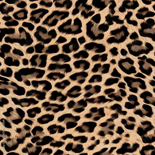 Seamless leopard pattern, abstract leopard texture.
