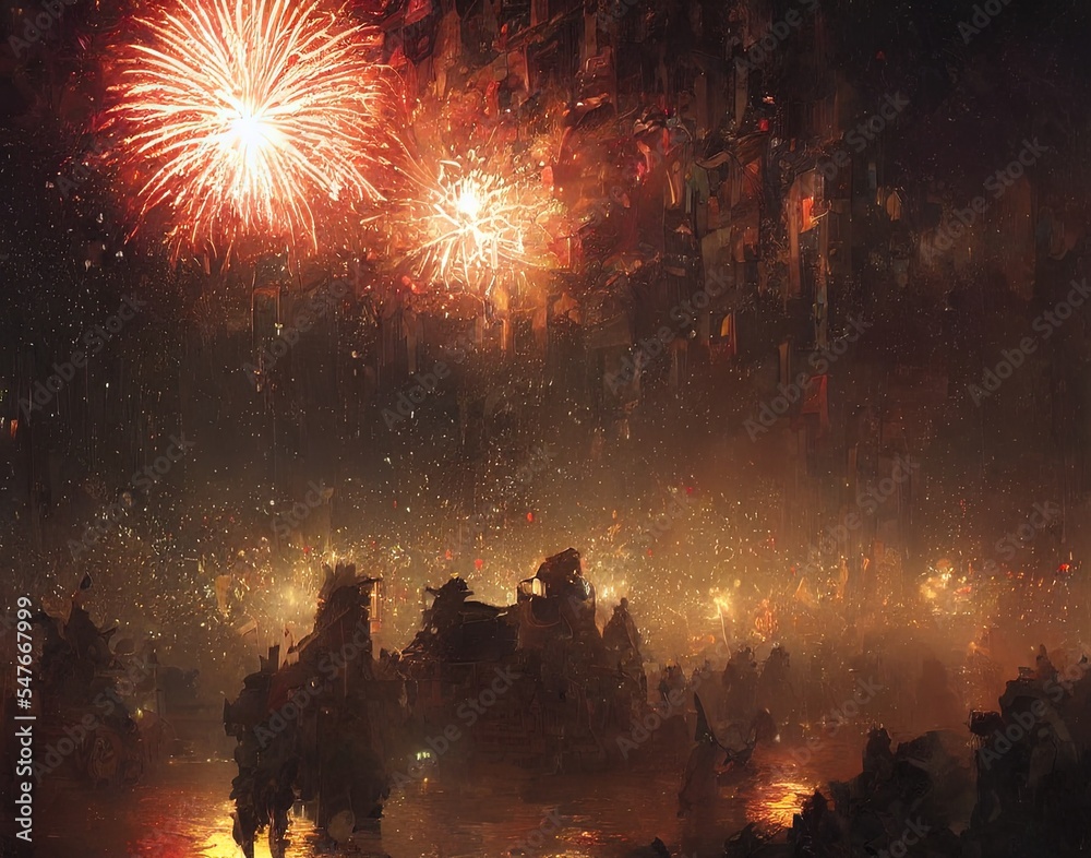 Obraz premium New Year